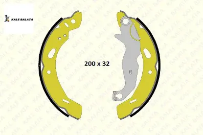 Fren Balatasi Arka Pabuçlu   Fiesta Vi-ka-mazda Ii resmi