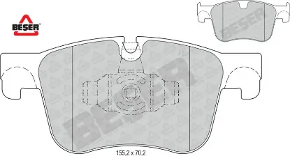 Erp Fren Balatasi Ön  3008-508-5008-partner-rifter Beşer  1623162380  OPEL, TOYOTA, PEUGEOT, CITROEN, DS 4371 resmi