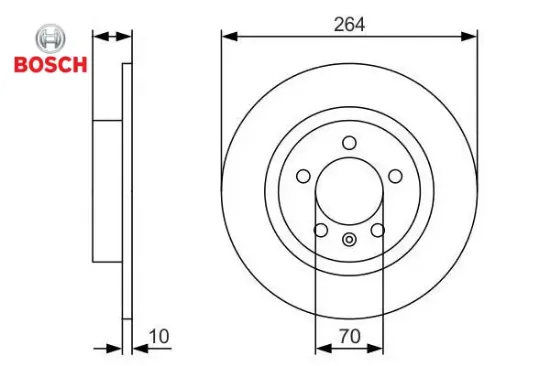 Fren Disk Aynasi Arka    Corsa D/e-g.punto   2007-> resmi