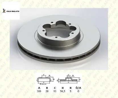 Fren Disk Aynasi Ön   Transit  V347 06->a.çeker/6c161125aa/df2390s/kale Balata resmi