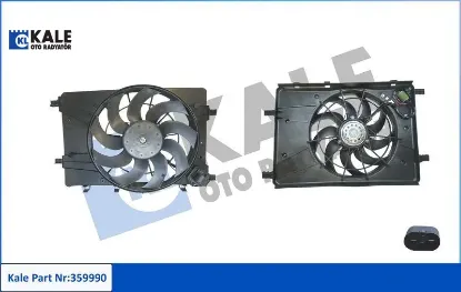 Fan Motoru Davlumbazli   Cruze - Astra J 1.3/1.7 Cdti 1.4 1.6 1.6 Turbo 4x4 09-15 -(12v - 9 Fan Biça resmi