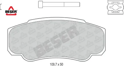 Arka Fren Balatasi Boxer-ducato 02-06 Beşer  4252.46/ 4254.68/ 548-0/ 23860  PEUGEOT, CITROEN, FIAT 3914 resmi