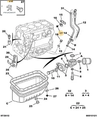 Su Kollektörü Peugeot 1336.R2 resmi