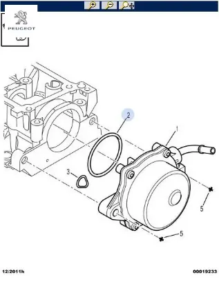 Vakum Contasi   307 Dv4td Peugeot 4556.16 resmi