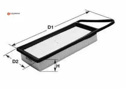 Erp Hava Filtresi Dizel 1.4 206 307 Bipper  Yeni Kod: 1680327780 resmi