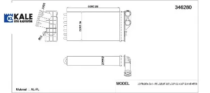 Kalorifer Radyatörü 307-c41.6-2.0hdi 16v (04+) resmi