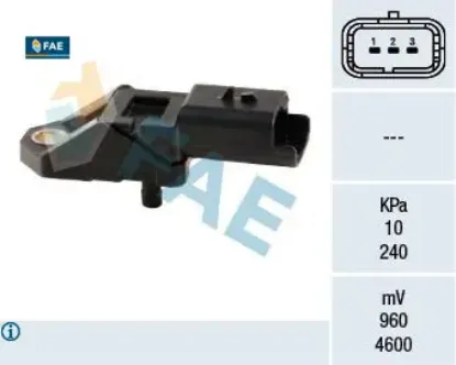 Basinç Sensörü 1007 107 206 607 807 C1 C2 C3 resmi