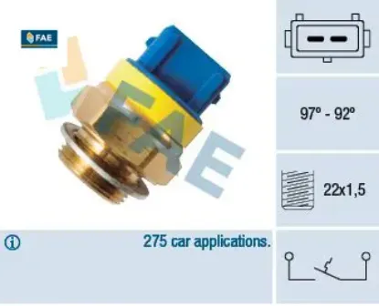 Fan Müşürü 92-97 206-406-partner Tu3jp Fae  1264.37/ 1264.40   37580 resmi