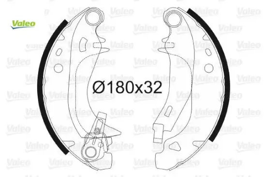 Arka Fren Balatasi Pabuç. 106-205-p309-saxo resmi