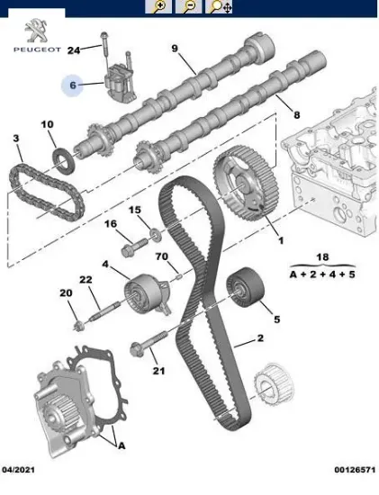 Eksantrik Zincir Gergisi   3008-508-5008-boxer Iii-expert Iv-traveller-c4-c5-c6-jumper Iii-jumpy Iv Peugeot  6C9Q6L266AA   PEUGEOT, LANCIA, LAND ROVER, TOYOTA, OPEL, CITROEN, FIAT, FORD 0849.30 resmi
