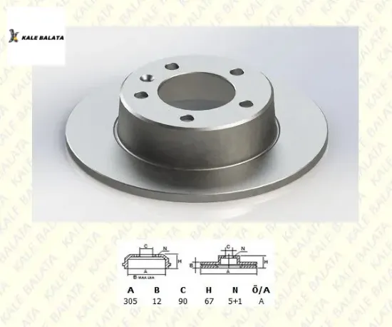 Arka Fren Disk Aynasi  Master Ii-movano 2.2-2.5 resmi