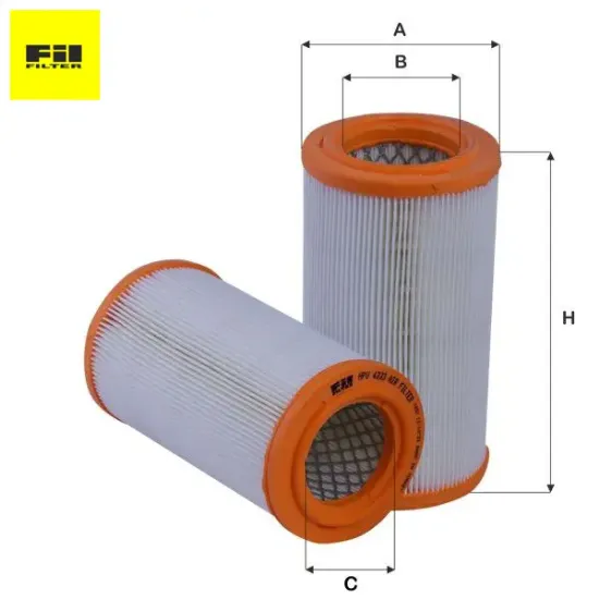 Hava Filtresi 306-partner 1.9d/dw8 Fil Filter  1444.H1/ 1444.VE/ E147009/ C12  CITROEN, PEUGEOT HPU4333 resmi