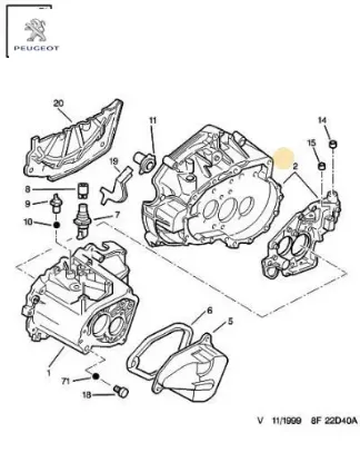 Şanziman Gövdesi  106-206-306-partner-205 resmi