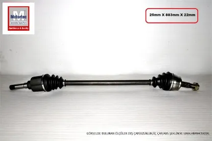 Aks Komple Sağ  Bipper-nemo 1.4hdi Motortec  3273.TC/ 51783852 resmi