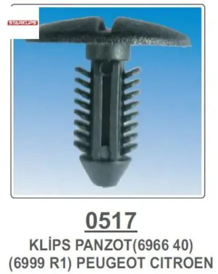 Ön Çamurluk Davlumbaz Klipsi 306 Starklips  6999.R1/ 15110517   517 resmi