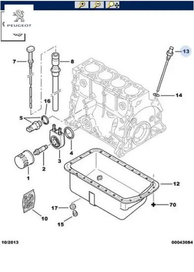 Yağ Muşuru Xud9 Peugeot 1131.C2 resmi
