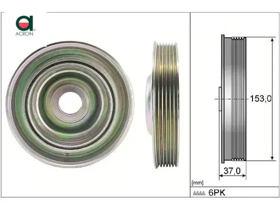 Krank Kasnaği 307-407-c4-c5-focus 2,0hdi/tdci resmi