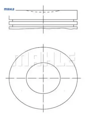 Piston Segman 85,00mmstd.206-307-406 2.0 16v Ew10j resmi