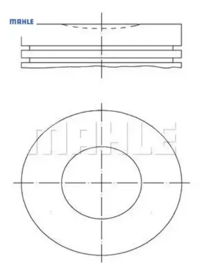 Piston Segman 85,00m+0,60 206-307-406 2.0 16v Ew10 resmi