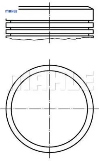 Piston Segman 78,50mm+0,50  206-307 1.6 16v/tu5jp4 resmi