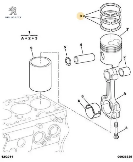 Sekman Tk.onarim S-2800 Peugeot 0640.S6 resmi