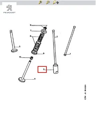 Subop Tabet Peugeot    CITROEN, PEUGEOT 0942.13 resmi