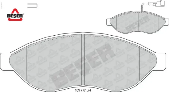 Ön Fren Balatasi Boxer 2.2 Hdi 3.0 Hdi 06-> resmi