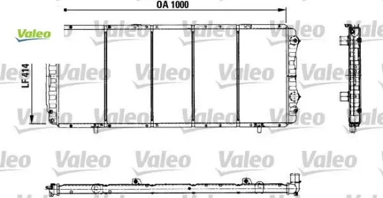 Radyatör   Boxer-ducato 2.5d/td Valeo  1301.N6/ 1301.N7/ 71735360   730999 resmi