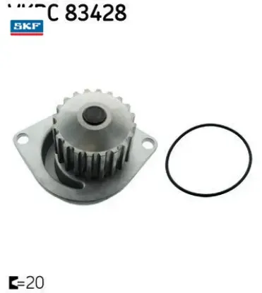 Devirdaim Pompasi 106-206-306-205-405 1.6 /tu5jp Skf  1201.E4/ 1623096180  CITROEN, ROVER, PEUGEOT, NISSAN VKPC 83428 resmi