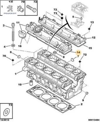 Kapak Contasi Peugeot    CITROEN, PEUGEOT 0249.A2 resmi
