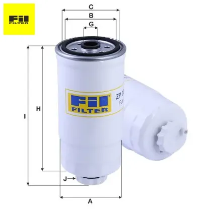 Mazot Filtresi J10-daily Iii 2.3d Fil Filter  A190607/ 504018807  IVECO ZP3071BF resmi