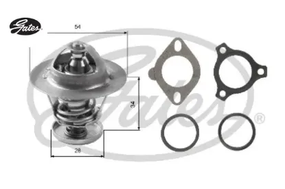 Termostat Boxer Iii 2.2hdi  E4/e5 Gates 1338.F5/ 1096283/ 1373125/ 2S7  FIAT, DAIHATSU, FORD, CITROEN, JAGUAR, MAZDA, LAND ROVER, PEUGEOT, TOYOTA, VOLKSWAGEN TH26988G1 resmi