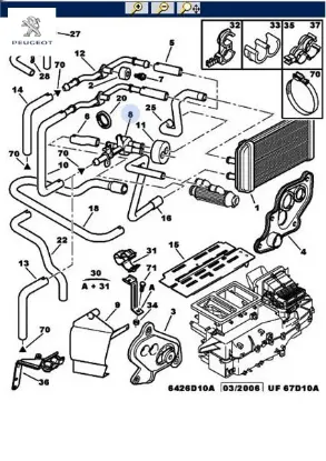 Kalorifer Musluğu Boxer Peugeot 6448.P6 resmi