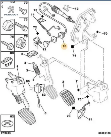 Debriyaj Teli     Partner-berlingo Vp/vu(m59) resmi