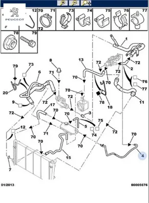 Soğutma Borusu Çap 10 Xud Peugeot    PEUGEOT, CITROEN 1307.HR resmi