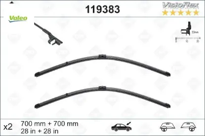 Silecek Süpürgesi 700/700mm Touran-sharan resmi