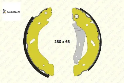 Fren Balatasi Arka Pabuçlu   Transit V184 00-06 A resmi