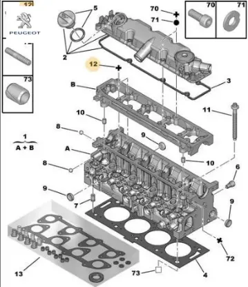 Vida Peugeot  7S6Q6H023AA/    0250.59 resmi