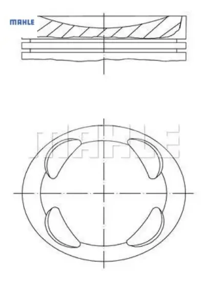 Piston Segman 77,00mstd. 208-308-mini 1.6 16v/ep6 resmi