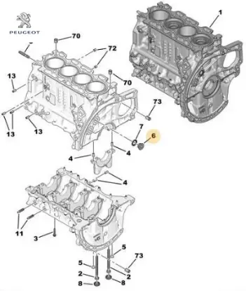 Tapa Filtresi Peugeot  2S6Q6C057AB/ 0163.53    0243.06 resmi