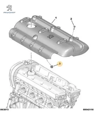 Üst Kapak Plastiği Peugeot 0250.72 resmi