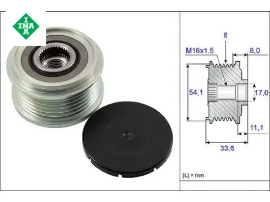 Dinamo Rulmani  306-307-406 99/- Ina  5705.AS/ 5705.EY/ 5705.NH/ 964   535005910 resmi