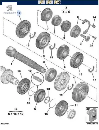 Senkromenç (1-2) Mlgu Şanzuman Tüm Seri 2323.e5 resmi
