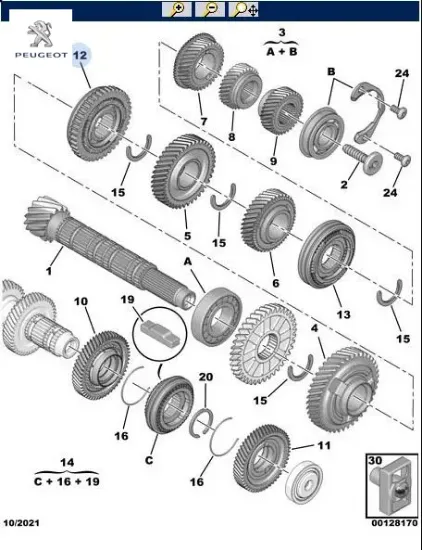 Senkromenç (1-2) Mlgu Şanzuman Tüm Seri 2323.e5 resmi