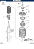 Amortisör Üst Takozu 208-301-c3 Peugeot    DS, CITROEN, OPEL, PEUGEOT 5038.G6 resmi
