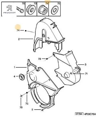 Somun Peugeot 6936.58 resmi