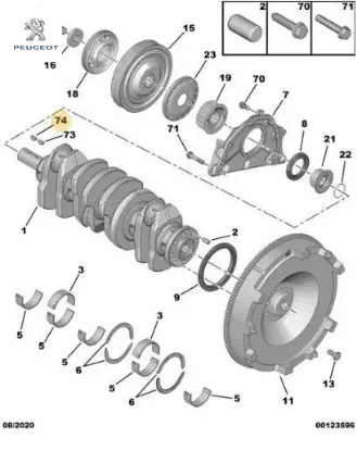 Dişli Kamasi  207-301-308-partner Dv4/dv6ted resmi