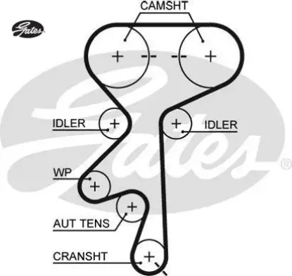 Triger Kayişi 169 Diş  Astra F-corsa B-vectra B  1.4/1.61.8  98-01 resmi