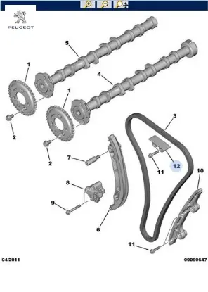 Eksantrik Triger Dişli Mesnedi Boxer 2.2 07-> resmi