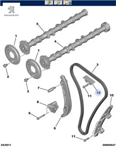 Eksantrik Triger Dişli Mesnedi Boxer 2.2 07-> resmi